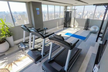 Studio para alugar com 24m², 1 quarto e sem vagaÁrea comum - Academia