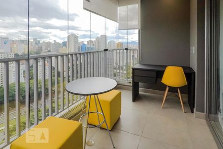 Studio para alugar com 24m², 1 quarto e sem vagaVaranda