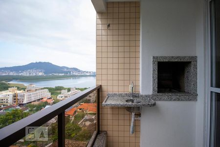 Varanda da sala de apartamento para alugar com 2 quartos, 75m² em João Paulo, Florianópolis