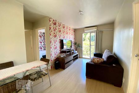 Sala de Estar de apartamento para alugar com 3 quartos, 60m² em Santos Dumont, São Leopoldo