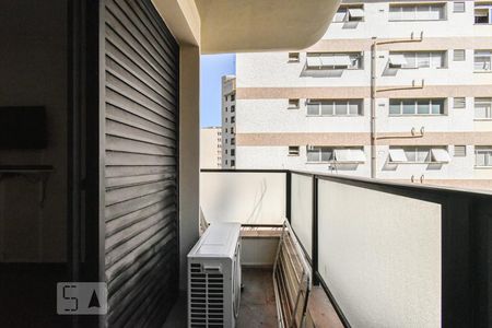 Suíte - Varanda de apartamento para alugar com 1 quarto, 60m² em Jardim Paulista, São Paulo