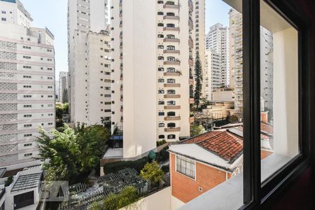 Sala - Vista de apartamento para alugar com 1 quarto, 60m² em Jardim Paulista, São Paulo