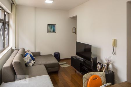 Sala de apartamento à venda com 2 quartos, 80m² em Savassi, Belo Horizonte