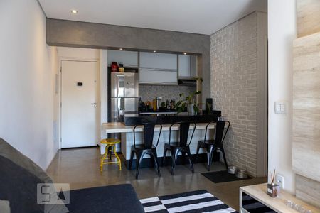 Sala de apartamento para alugar com 2 quartos, 57m² em Vila Gomes, São Paulo