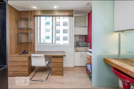 Sala de kitnet/studio para alugar com 1 quarto, 45m² em Estoril, Belo Horizonte