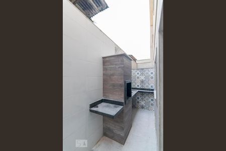 Terraço com Churrasqueira de apartamento à venda com 3 quartos, 70m² em Vila Curuca, Santo André
