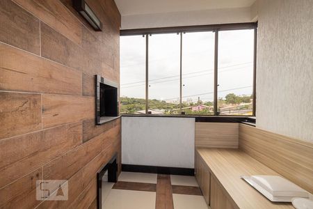 Varanda da Sala de apartamento à venda com 2 quartos, 72m² em Jardim do Salso, Porto Alegre