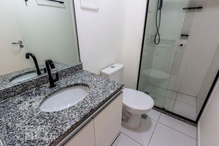 Banheiro de kitnet/studio para alugar com 1 quarto, 25m² em Consolação, São Paulo