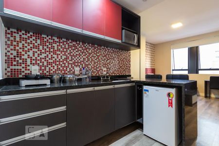 Studio à venda com 27m², 1 quarto e 1 vaga Studio à venda com 27m², 1 quarto e 1 vagaCozinha