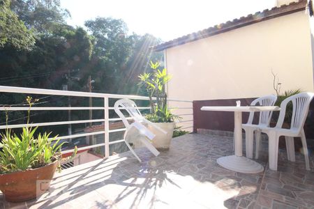 Varanda da Sala de casa à venda com 3 quartos, 280m² em Jardim Santa Rosa, Taboão da Serra