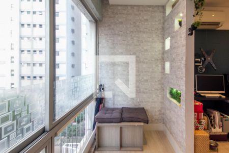 Varanda da Sala de apartamento à venda com 3 quartos, 127m² em Higienópolis, São Paulo