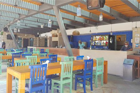 Studio para alugar com 50m², 1 quarto e 1 vagaArea Comum - Restaurante da Piscina