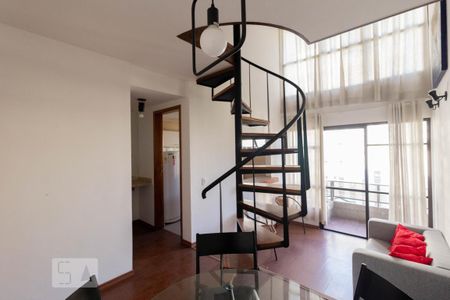 Sala de apartamento para alugar com 1 quarto, 60m² em Jardim Paulista, São Paulo