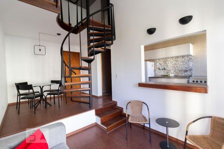 Sala de apartamento para alugar com 1 quarto, 60m² em Jardim Paulista, São Paulo