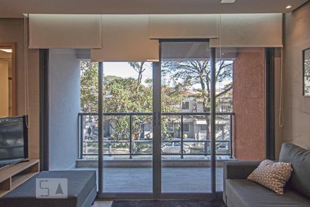 Porta Balcão para a Varanda de apartamento para alugar com 1 quarto, 45m² em Jardim Novo Santo Amaro, São Paulo