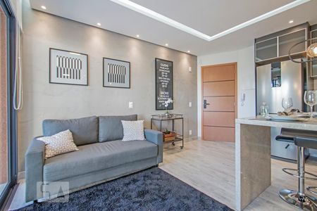 Cozinha e Sala de apartamento para alugar com 1 quarto, 45m² em Jardim Novo Santo Amaro, São Paulo