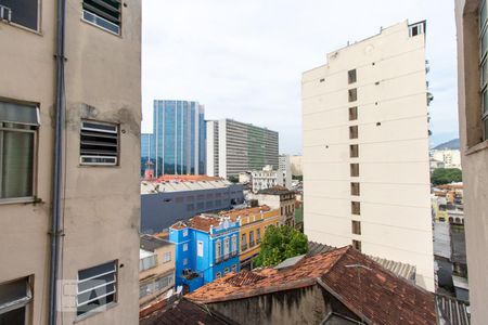Vista Sala de apartamento à venda com 1 quarto, 35m² em Centro, Rio de Janeiro