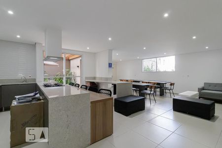 Studio à venda com 28m², 1 quarto e sem vagaSalão de festas