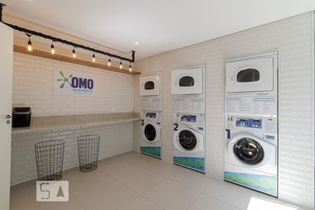 Studio à venda com 28m², 1 quarto e sem vagaLavanderia