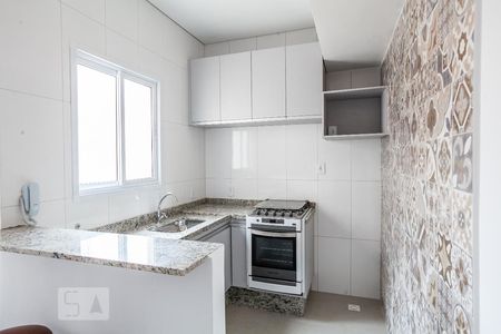 Cozinha de apartamento para alugar com 1 quarto, 40m² em Vila São Pedro, Santo André