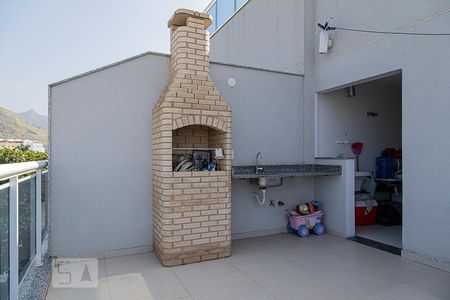 Varanda gourmet de apartamento à venda com 3 quartos, 180m² em Recreio dos Bandeirantes, Rio de Janeiro