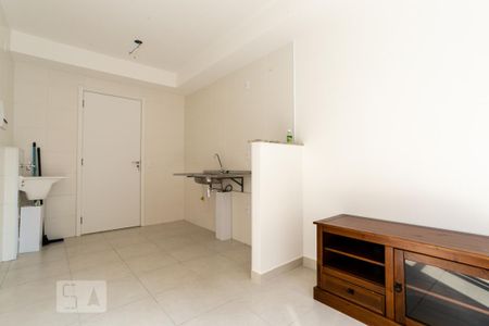Sala/Cozinha/Área de Serviço de apartamento à venda com 1 quarto, 28m² em Vila Palmeiras, São Paulo