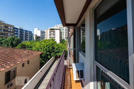 Varanda da Sala de apartamento à venda com 1 quarto, 55m² em Gávea, Rio de Janeiro