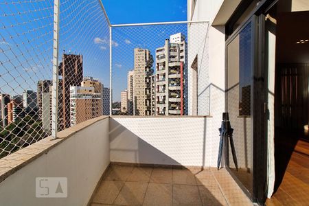 Varanda da Sala de apartamento à venda com 4 quartos, 300m² em Morumbi, São Paulo