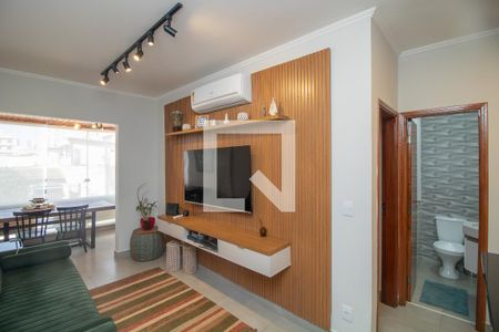Sala de apartamento para alugar com 1 quarto, 52m² em Jardim Irajá, Ribeirão Preto