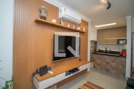 Sala de apartamento para alugar com 1 quarto, 52m² em Jardim Irajá, Ribeirão Preto