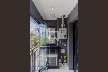 Varanda de apartamento à venda com 1 quarto, 38m² em Campos Elíseos, São Paulo