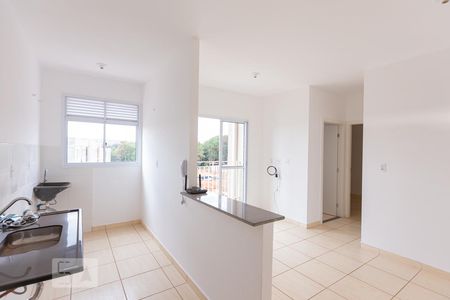 Cozinha e Sala de apartamento para alugar com 2 quartos, 48m² em Bomfim Paulista , Ribeirão Preto
