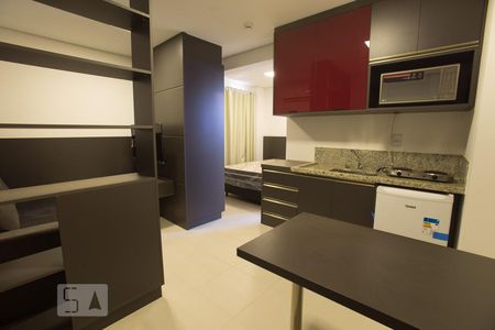 Studio - cozinha de kitnet/studio para alugar com 1 quarto, 30m² em Nova Aliança, Ribeirão Preto