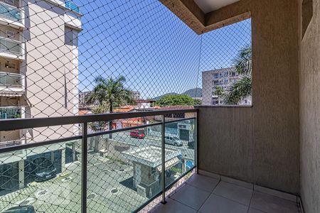 Varanda da Sala de apartamento à venda com 2 quartos, 60m² em Taquara, Rio de Janeiro