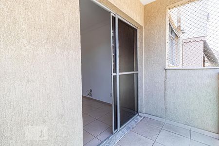 Varanda da Sala de apartamento à venda com 2 quartos, 60m² em Taquara, Rio de Janeiro