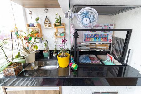 Apartamento à venda com 95m², 2 quartos e 1 vagaChurrasqueira da Varanda da Sala