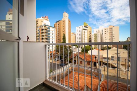Sacada de apartamento para alugar com 1 quarto, 55m² em Cambuí, Campinas