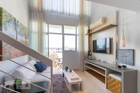 Sala de apartamento para alugar com 1 quarto, 60m² em Cambuí, Campinas