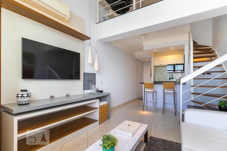 Sala de apartamento para alugar com 1 quarto, 60m² em Cambuí, Campinas