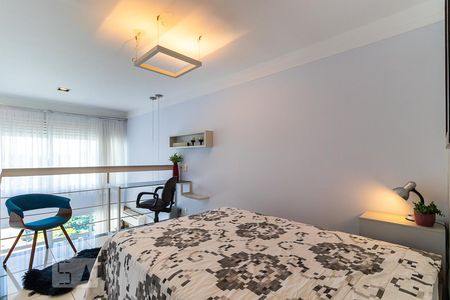 Quarto da suíte de apartamento para alugar com 1 quarto, 60m² em Cambuí, Campinas