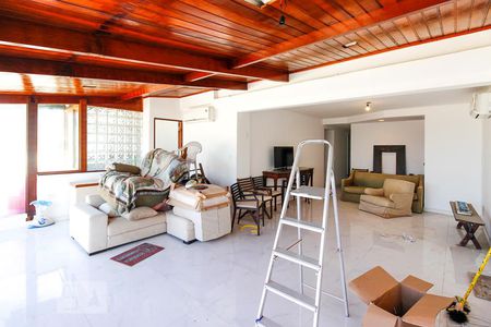 Sala de apartamento à venda com 4 quartos, 222m² em Recreio dos Bandeirantes, Rio de Janeiro