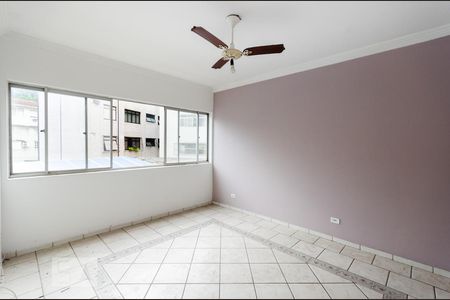 Sala de apartamento para alugar com 1 quarto, 50m² em Campo Grande, Santos