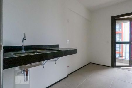 Cozinha de kitnet/studio para alugar com 1 quarto, 22m² em Vila Mariana, São Paulo