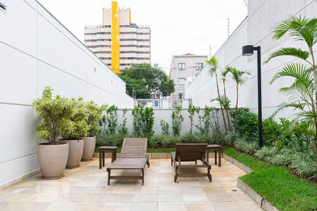 Studio à venda com 38m², 1 quarto e 1 vagaÁrea comum - Área externa