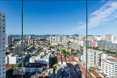 Vista varanda de apartamento para alugar com 3 quartos, 96m² em Vila Belmiro, Santos