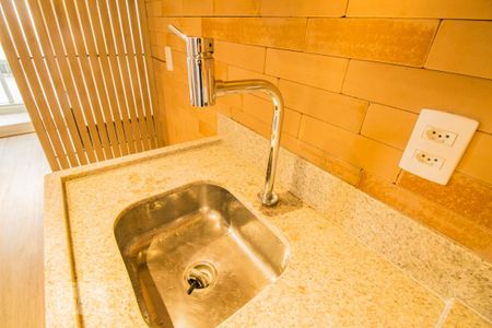 Detalhe cozinha de kitnet/studio para alugar com 1 quarto, 22m² em Centro, São Paulo