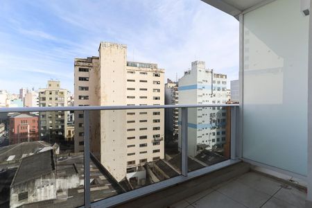 Varanda de kitnet/studio à venda com 1 quarto, 22m² em Centro Histórico de São Paulo, São Paulo