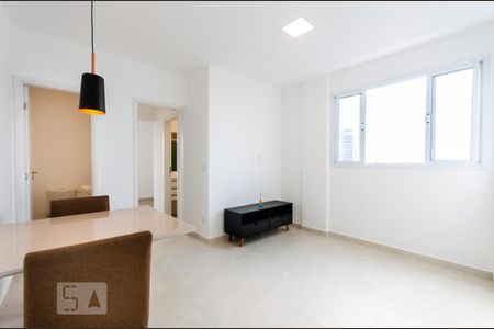 Sala de apartamento para alugar com 1 quarto, 44m² em Ponta da Praia, Santos