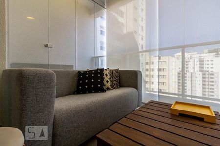 Studio para alugar com 38m², 1 quarto e 1 vagaVaranda