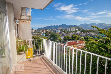 Varanda da Sala de apartamento para alugar com 1 quarto, 60m² em Taquara, Rio de Janeiro